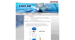 Desktop Screenshot of exelan.hu